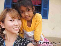 子供たちと仲良くなりました ぼらぷらカンボジア 教育ボランティア