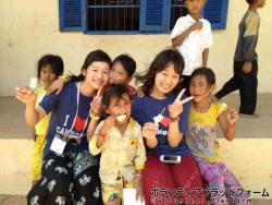 アイスクリーム ぼらぷらカンボジア 教育ボランティア