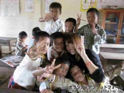 小さい子クラスのBoysと☆ ぼらぷらカンボジア 教育ボランティア