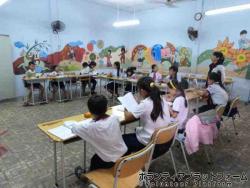 恵まれない子供達が通う小学校　授業風景 ぼらぷらベトナム スタディツアー