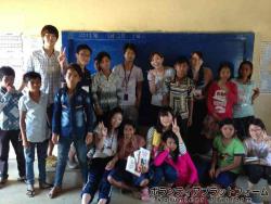 ５Aみんなで ぼらぷらカンボジア 教育ボランティア