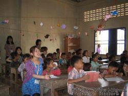 １年生の授業 ぼらぷらカンボジア 教育ボランティア
