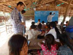 授業中 ぼらぷらカンボジア 教育ボランティア