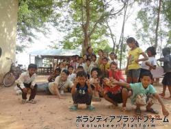 たくさんの笑顔♩ ぼらぷらカンボジア 教育ボランティア