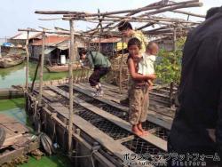 水上村　逞しい子供達　悪環境にて ぼらぷらカンボジア　青年海外協力隊スタディツアー