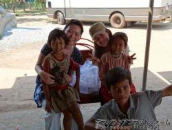 孤児院にいた子たちはみんなキラキラの笑顔で迎えてくれました。 ぼらぷらカンボジア スタディツアー