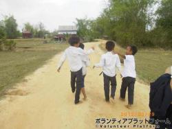 楽しげな少年たちに思わずぱしゃり！ ぼらぷらカンボジア 教育ボランティア