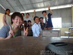 最後の授業でお別れの１枚 ぼらぷらカンボジア 教育ボランティア