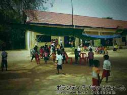 ダンスパーティー開始前 ぼらぷらカンボジア 教育ボランティア