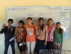 6年生との最後の授業 ぼらぷらカンボジア 教育ボランティア