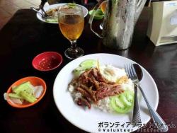 カンボジア料理豚ごはん ぼらぷらカンボジア スタディツアー