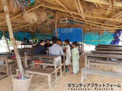 教室風景 ぼらぷらカンボジア 教育ボランティア