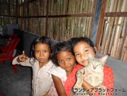 孤児院の元気な子供達 ぼらぷらカンボジア スタディツアー