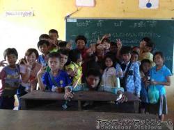 帰国の日、4年生のみんなと ぼらぷらカンボジア 教育ボランティア
