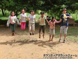 みんなでジャンプ ぼらぷらカンボジア 教育ボランティア