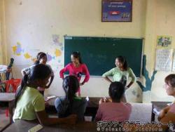 dancing ぼらぷらカンボジア 教育ボランティア