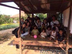 移動中に出会った子どもたちと ぼらぷらカンボジア スタディツアー