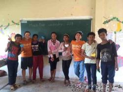８・９年生集合写真！ ぼらぷらカンボジア 教育ボランティア