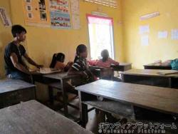教室内 ぼらぷらカンボジア 教育ボランティア