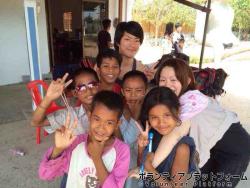 孤児院の子どもたちと遊びました。 ぼらぷらカンボジア スタディツアー