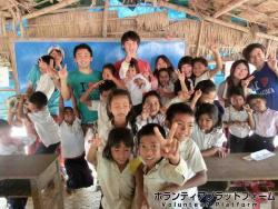 ２年生のクラスも担当しました。 ぼらぷらカンボジア 教育ボランティア