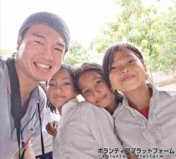 今回も2年前も授業をした子供たちと ぼらぷらカンボジア 教育ボランティア