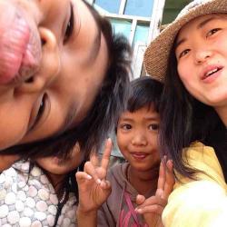 孤児院の元気な子供たち ぼらぷらカンボジア スタディツアー