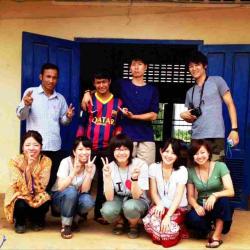 集合写真 ぼらぷらカンボジア 教育ボランティア