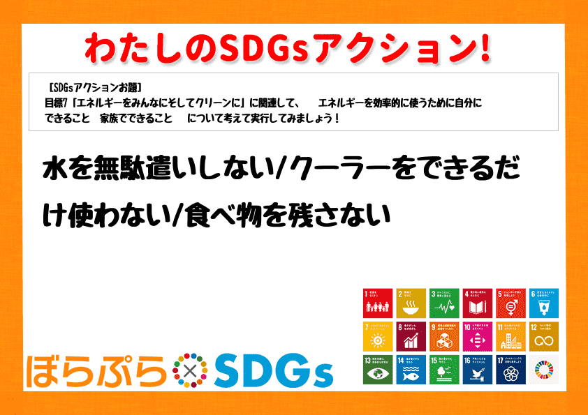 わたしのSDGsアクション・感想