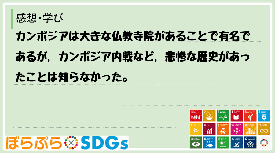 わたしのSDGsアクション・感想