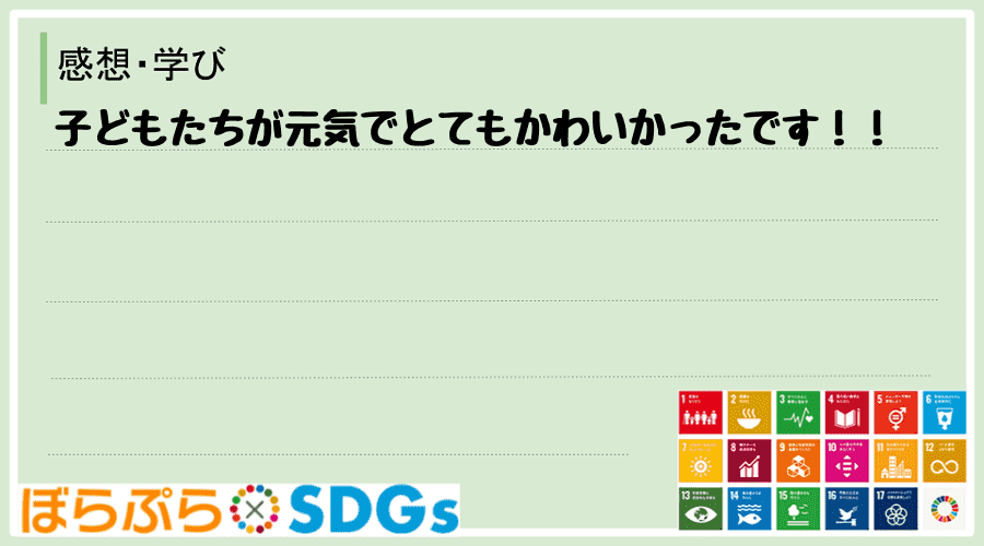 わたしのSDGsアクション・感想