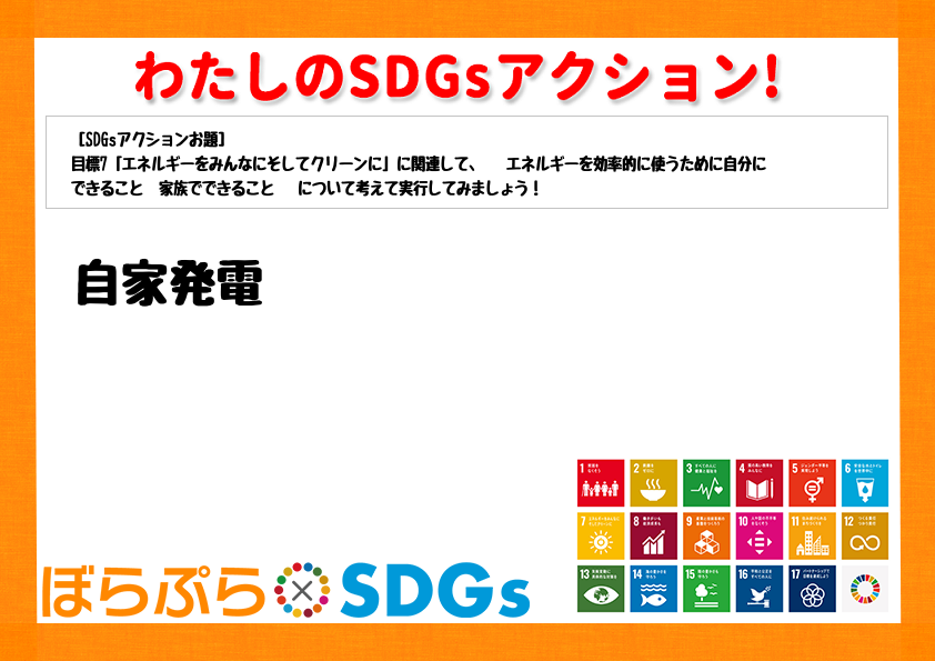 わたしのSDGsアクション・感想