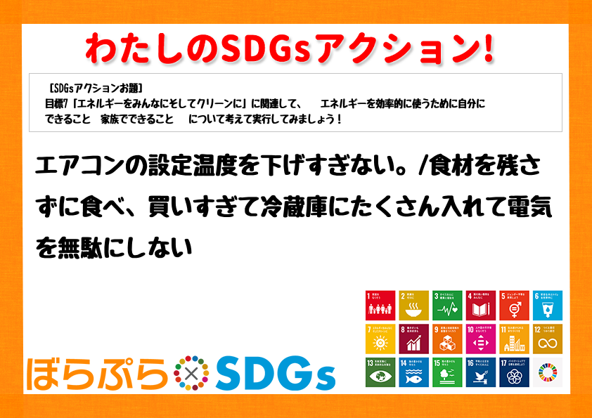 わたしのSDGsアクション・感想