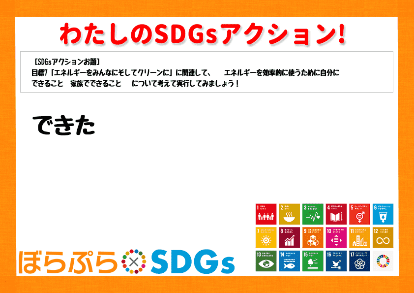 わたしのSDGsアクション・感想