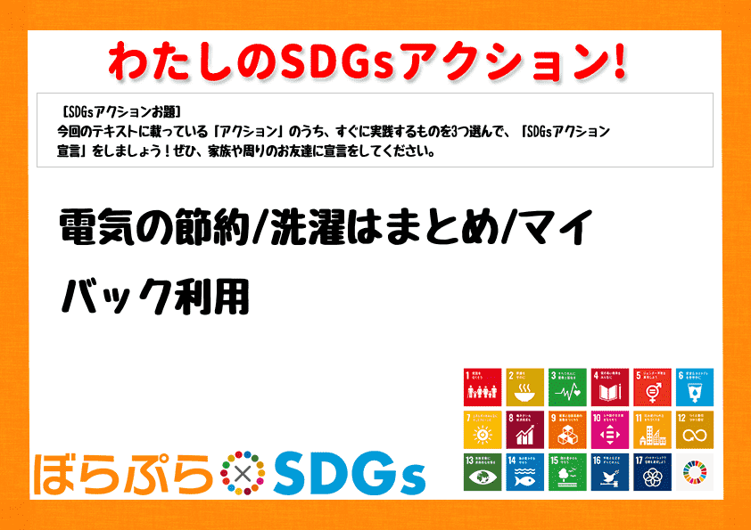 わたしのSDGsアクション・感想