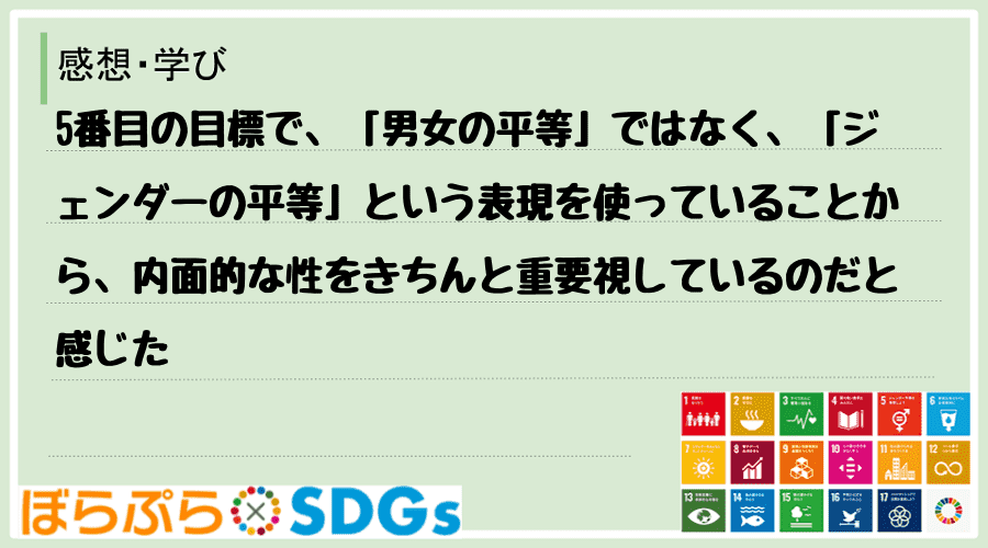 わたしのSDGsアクション・感想