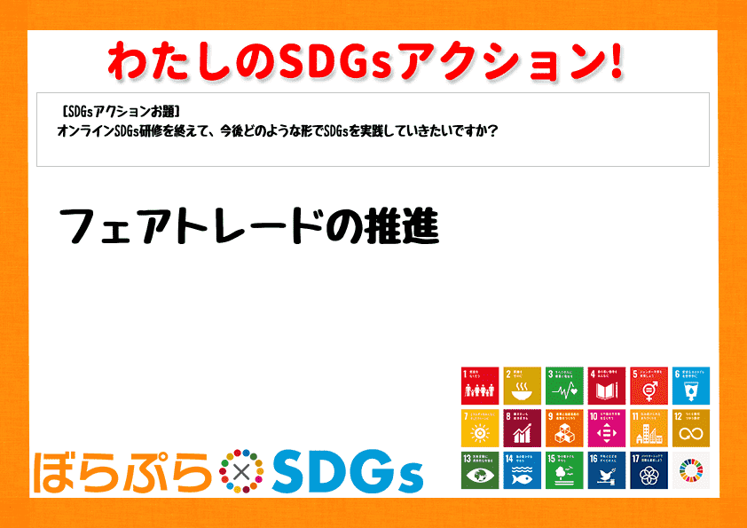 わたしのSDGsアクション・感想