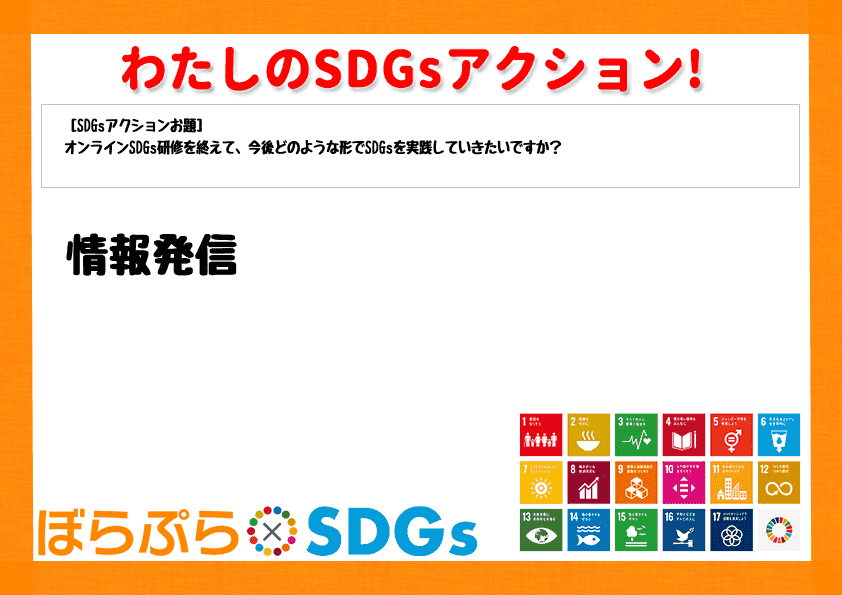 わたしのSDGsアクション・感想