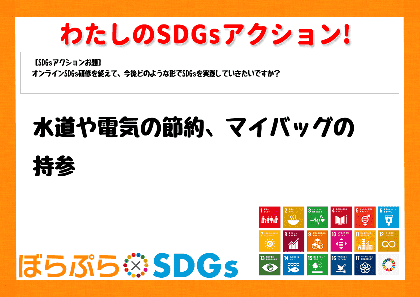 わたしのSDGsアクション・感想