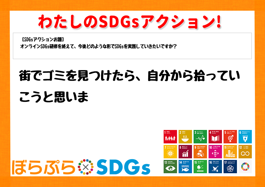 わたしのSDGsアクション・感想