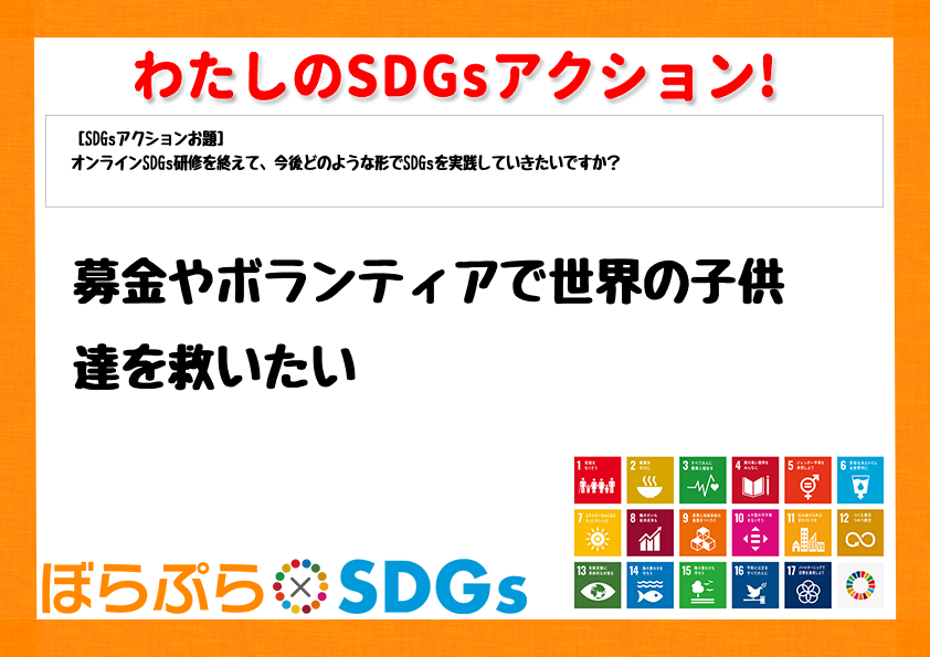 わたしのSDGsアクション・感想