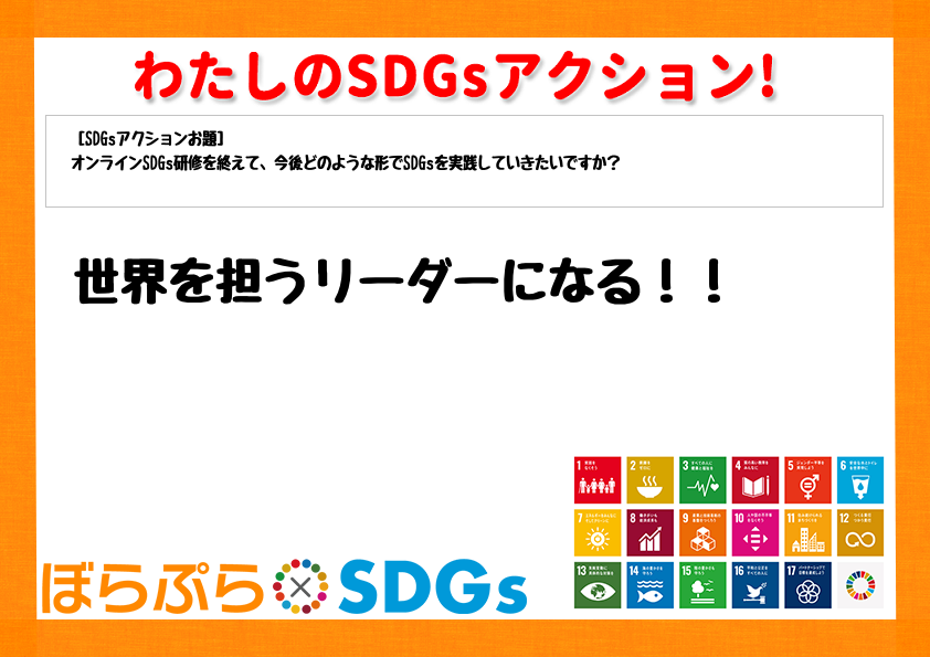 わたしのSDGsアクション・感想