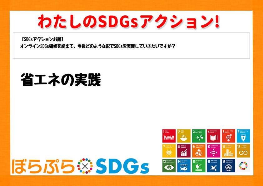 わたしのSDGsアクション・感想