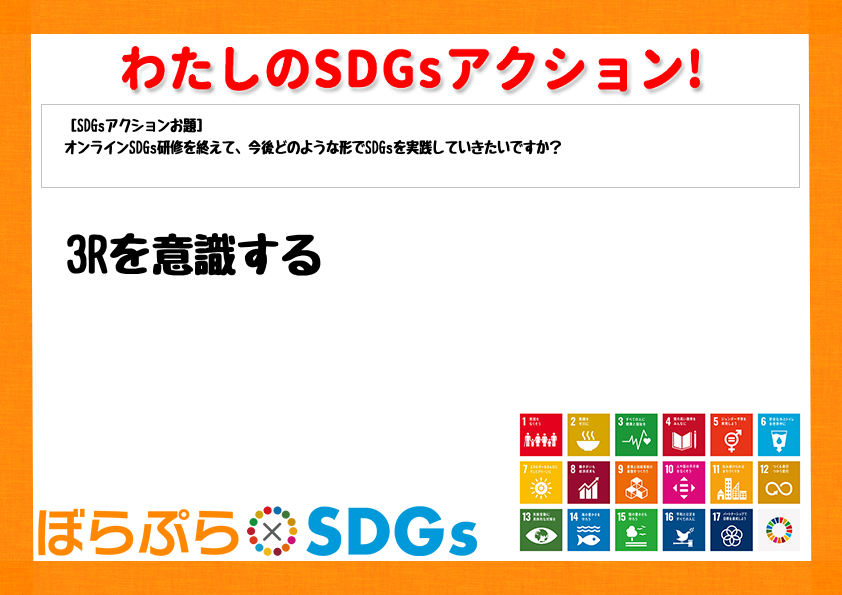 わたしのSDGsアクション・感想