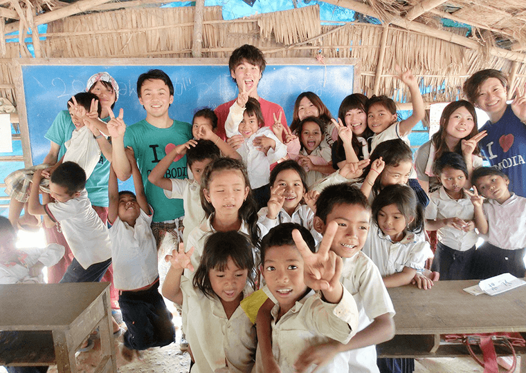 カンボジア教育ボランティアや建設ボランティア