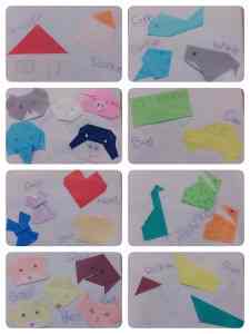 幼稚園での折り紙